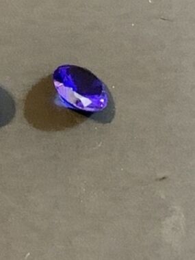 September Birthstone Crystal Diamond Shaped Floating Locket Charm